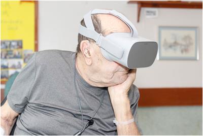 Virtual Reality for Veteran Relaxation: Can VR Therapy Help Veterans Living With Dementia Who Exhibit Responsive Behaviors?
